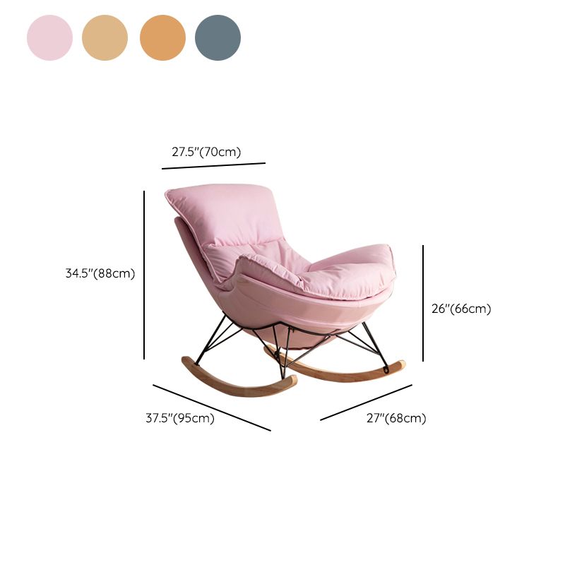 リラックスするためのモダンな怠zyなソファロッキングチェア屋内ロッキングチェア