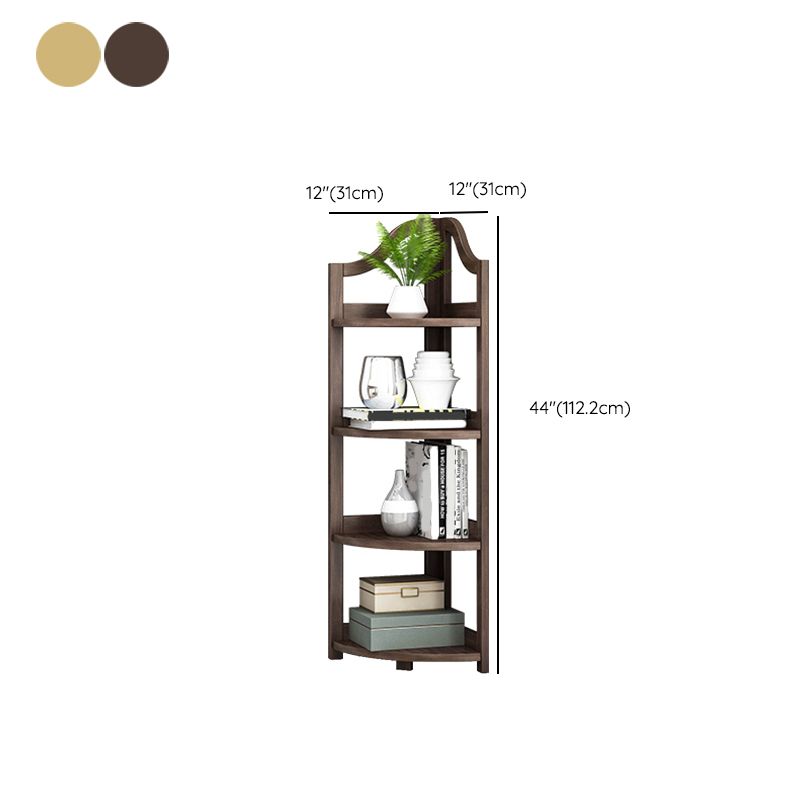 Style moderne ouvert Bibliothèque en bois vertical avec étagères