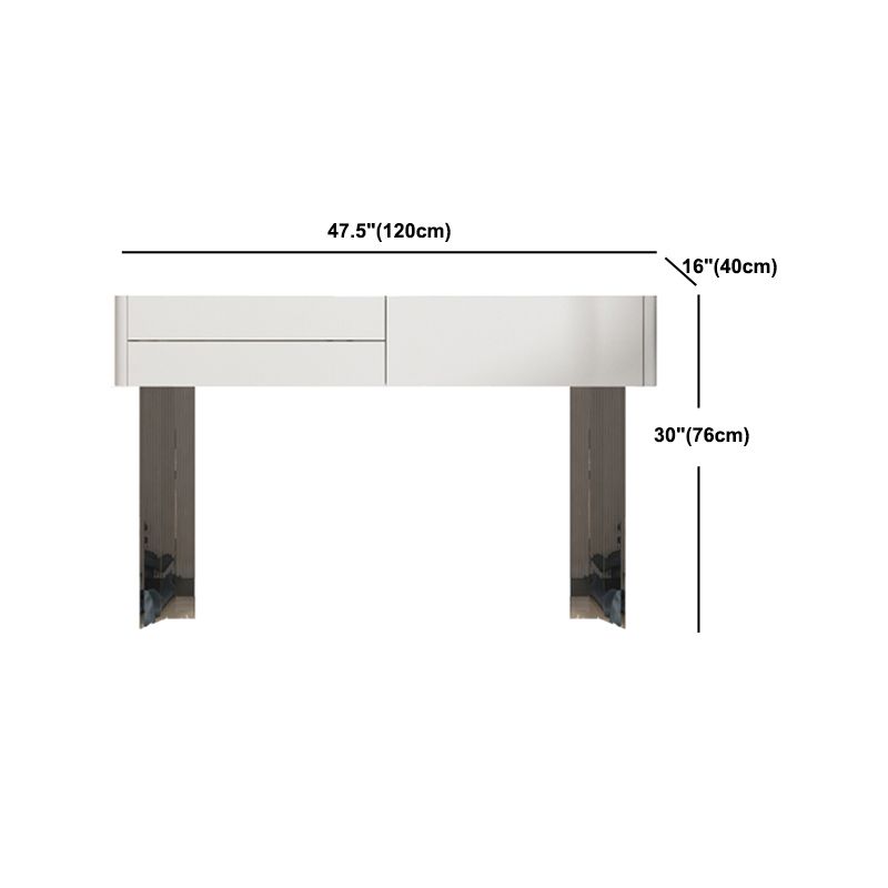 Hedendaagse make -up ijdelheid bureau leisteen top ijdelheid kleedtafel set