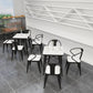 Industrial Style Sintered Stone Dining Table White Table with Black Frame for Dinning Room Clearhalo ' dining_table' 'Dining Tables & Seating' 'Dining Tables' 'furn' 'furn_dining_table' 'Furniture' 'furniture_dining_table' 'Kitchen & Dining Furniture' 'kitchen&dining_furn' 'kitchen' 'kitchen_dining_table' 1200x1200_999af5ce-82ec-408f-b6df-cf850845ed35