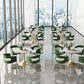 Round Tulip Base Glam Dining Table White Fixed Table of Sintered Stone Clearhalo ' dining_table' 'Dining Tables & Seating' 'Dining Tables' 'furn' 'furn_dining_table' 'Furniture' 'furniture_dining_table' 'Kitchen & Dining Furniture' 'kitchen&dining_furn' 'kitchen' 'kitchen_dining_table' 1200x1200_999c7a88-406b-4032-bf80-a3e1780039da