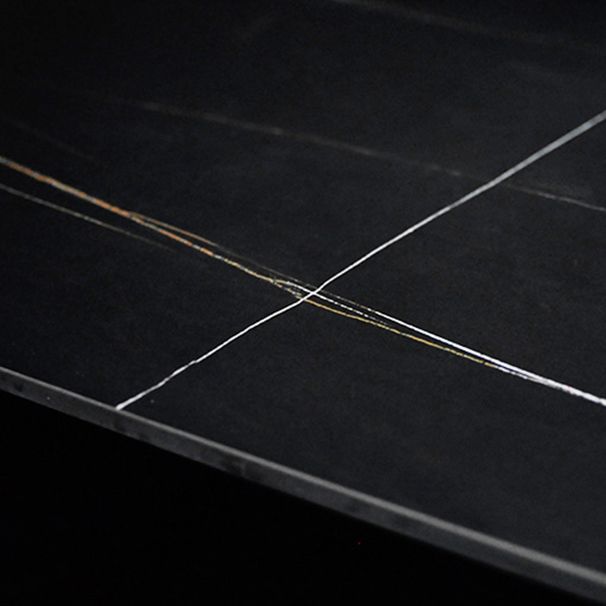 Modern Black Base Dining Set 1/4/5/7 Pieces Stone Top Indoor Dinette Set Clearhalo 'Dining Room Sets' 'Dining Tables & Seating' 'dining_room_set' 'furn' 'furn_dining_room_set' 'Furniture' 'Kitchen & Dining Furniture' 1200x1200_999edf77-e165-472e-8062-466cb708b010