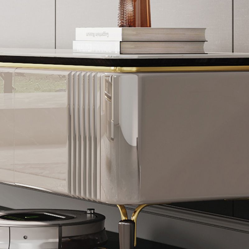 Contemporary Media Console Stone TV Media Console with 4 Drawers Clearhalo 'furn' 'furn_tv_stands_entertainment_centers' 'Furniture' 'Living Room Furniture' 'TV Stands & Entertainment Centers' 'TV Stands & Media Storage Furniture' 'tv_stands_entertainment_centers' 1200x1200_999ff782-b90b-48ed-a9e5-0a94f0c982b2