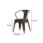 Ensemble de Table à manger rectangulaire moderne, 1/2/5 pièces, Table et chaises en bois massif