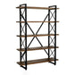 Industrial Style Etagere Bookshelf Open Shelf Bookcase with Rectangular Shelves Clearhalo 'Bookcases' 'furn' 'furn_bookcases' 'Furniture' 'furniture_bookcases' 'kitchen' 'kitchen_bookcases' 'Living Room Furniture' 'Office Furniture' 1200x1200_99a74c5d-9a4d-4101-a00f-db7668d61507