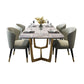 Modern Style Rectangle Table Set 1/4/5/7 Pieces Dining Set for Home