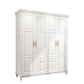 Rubberwood Cabinet with Drawers French Country Wardrobe for Home Clearhalo 'Armoires & Wardrobes' 'armoires_wardrobes' 'Bedroom Furniture' 'furn' 'furn_armoires_wardrobes' 'Furniture' 1200x1200_99a944ab-372a-4434-8664-87b90a0d7c45