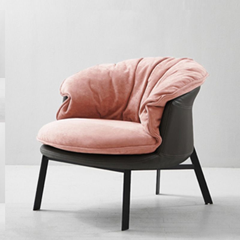 Solid Color Accent Room Chair Mid-century Living Room Lounge Chair Clearhalo 'Accent Chairs' 'accent_chairs' 'Chairs & Seating' 'furn' 'furn_accent_chairs' 'Furniture' 'Living Room Furniture' 1200x1200_99a97010-7554-444c-afe6-6c391baaa1ae