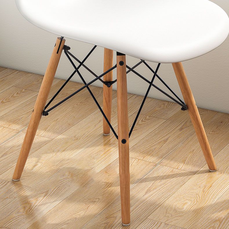 Contemporary Modern Wood Indoor-Outdoor Side Chair Solid Back Chair Clearhalo ' kitchen&dining_furn' 'Dining Chairs' 'Dining Tables & Seating' 'dining_chair' 'Furniture' 'furniture_dining_chair' 'Kitchen & Dining Furniture' 'kitchen' 1200x1200_99ab0bf7-5bdf-4769-b9fc-45764a9f3707