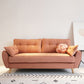 Contemporary Standard Sofa 35.43" Wide Flared Arm Sofa for Living Room