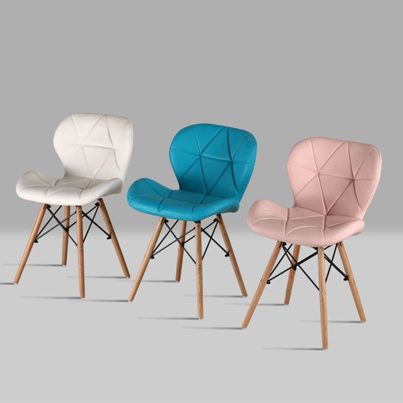 Modern Style Wood Chairs Set Wingback Side Kitchen Dining Chair (Set of 4) Clearhalo ' kitchen&dining_furn' 'Dining Chairs' 'Dining Tables & Seating' 'dining_chair' 'Furniture' 'furniture_dining_chair' 'Kitchen & Dining Furniture' 'kitchen' 1200x1200_99ab764c-ac26-4337-bd68-586ff04ed7e6