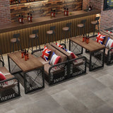 Industrial Dining Table Pine Solid Wood Table with Trestle Base for Home Kitchen Dinner Clearhalo ' dining_table' 'Dining Tables & Seating' 'Dining Tables' 'furn' 'furn_dining_table' 'Furniture' 'furniture_dining_table' 'Kitchen & Dining Furniture' 'kitchen&dining_furn' 'kitchen' 'kitchen_dining_table' 1200x1200_99ab8584-25cd-4b3e-9072-24a961d84f8c
