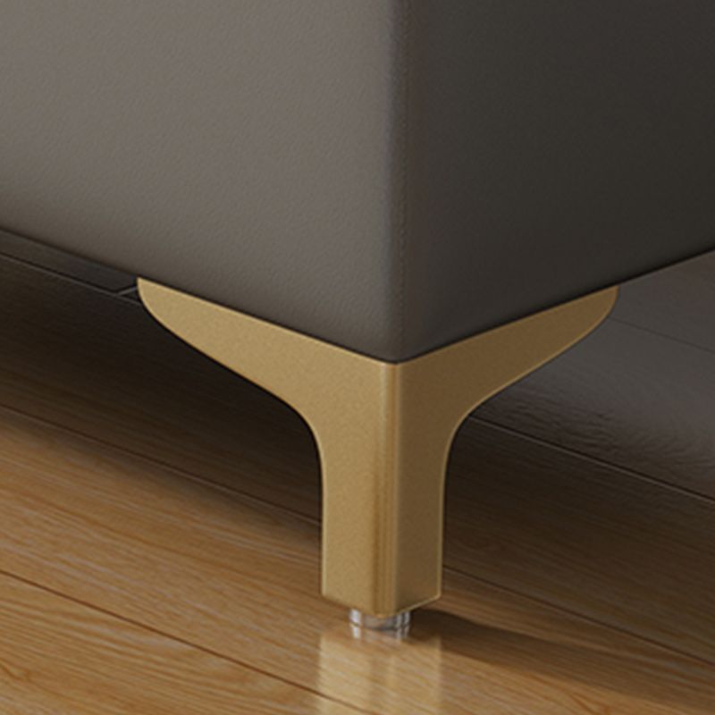 16.5" W Glam Wood Seating Bench Cushioned Entryway Bench with Storage Clearhalo 'Benches' 'Chairs & Seating' 'furn' 'furn_benches' 'Furniture' 'Living Room Furniture' 1200x1200_99ac76c5-2bc6-4160-83ed-b5ed6693c4b8