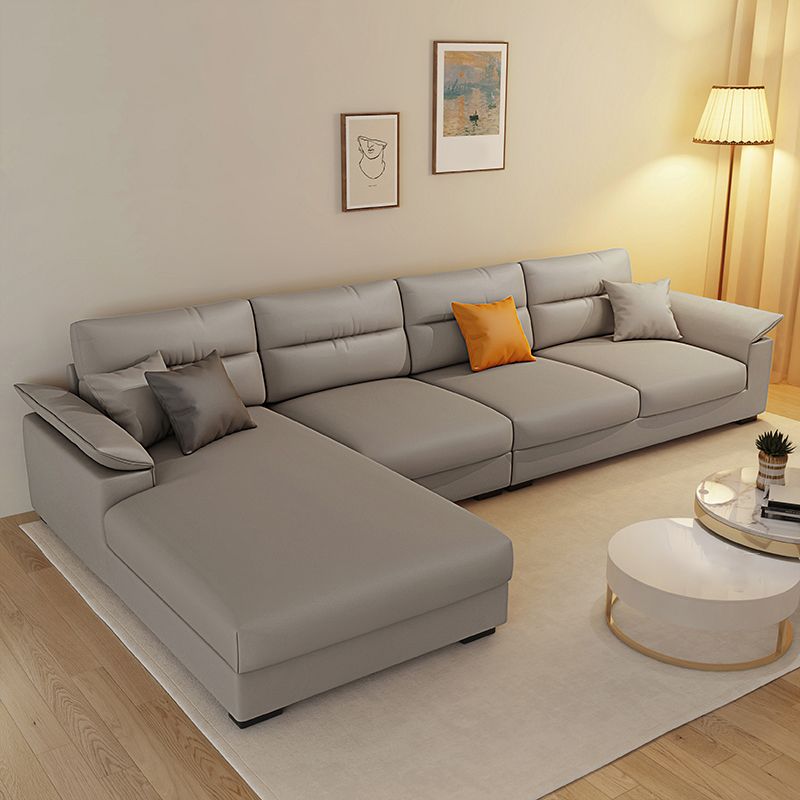 Contemporary L-Shape Sofa Furniture Sectionals for Four People Clearhalo 'furn' 'furn_sectionals' 'Furniture' 'Living Room Furniture' 'Sectionals' 1200x1200_99ad09a3-4bf2-42ef-89c0-d8e1a02fceb5