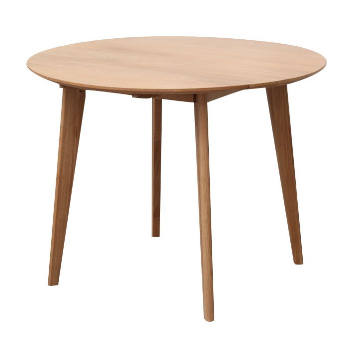 Contemporary Round Dining Room Table Oak Solid Wood Table for Home Use Clearhalo ' dining_table' 'Dining Tables & Seating' 'Dining Tables' 'furn' 'furn_dining_table' 'Furniture' 'furniture_dining_table' 'Kitchen & Dining Furniture' 'kitchen&dining_furn' 'kitchen' 'kitchen_dining_table' 1200x1200_99ae3cdf-5ef8-4a84-a7b6-1883c9a4913c