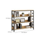 Black Modern Open Back Shelf Bookcase Shelves Included for Home Office Clearhalo 'Bookcases' 'furn' 'furn_bookcases' 'Furniture' 'Office Furniture' 1200x1200_99b434bf-f4a7-4f86-968e-095cfb956e23