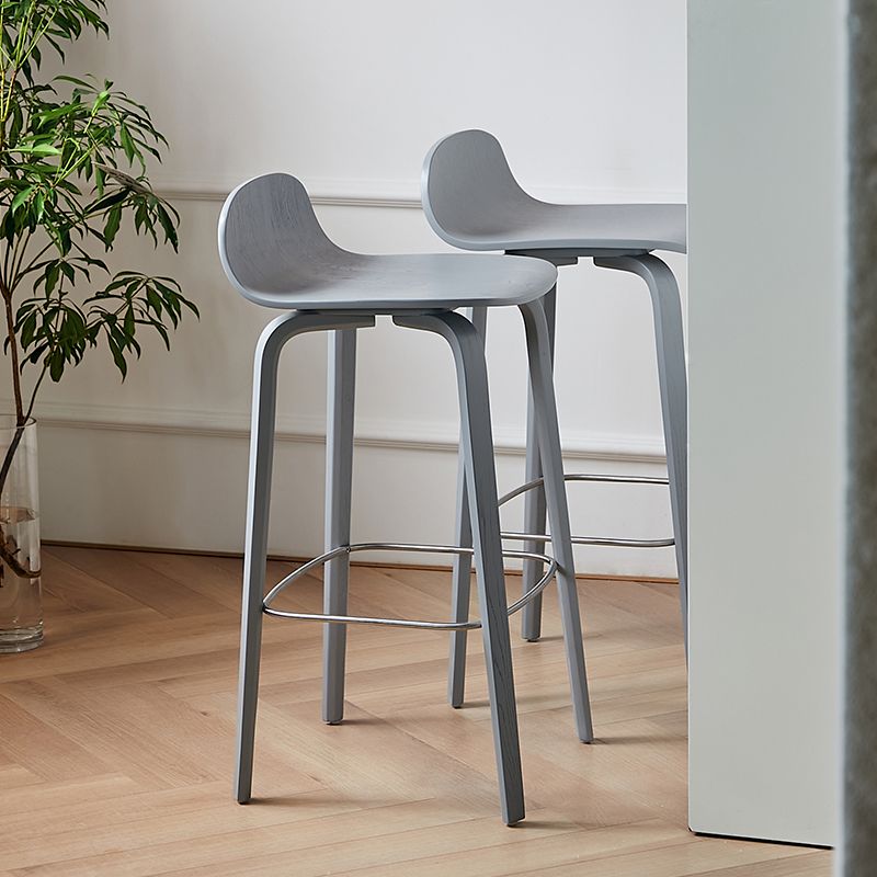 Indoor Armless Low Back Bar Height Stool Beech Solid Wood Bar Stool Clearhalo 'Bar Furniture' 'Bar Stools' 'bar_stools' 'furn' 'furn_bar_stools' 'Furniture' 'Kitchen & Dining Furniture' 1200x1200_99b4e5cd-39a9-4794-bffb-5d7f7c99599d