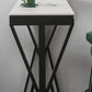 Modern Bar Dining Table Rectangle Bar Height Table with Double Pedestal in Black Clearhalo 'Bar Furniture' 'Bar Tables' 'bar_tables' 'furn' 'furn_bar_tables' 'Furniture' 'furniture_bar_tables' 'Kitchen & Dining Furniture' 1200x1200_99b51c59-54c3-42ae-aa2b-8f9c951f031d