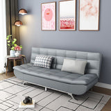 Armless Convertible Sofa with Biscuit Back Foldable Sofa for Living Room,Apartment