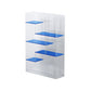 Contemporary Closed Back Bookshelf Standard Acrylic Bookcase with Shelves Clearhalo 'Bookcases' 'furn' 'furn_bookcases' 'Furniture' 'Office Furniture' 1200x1200_99b63fc2-ac68-4269-a3d1-eb7f69363973