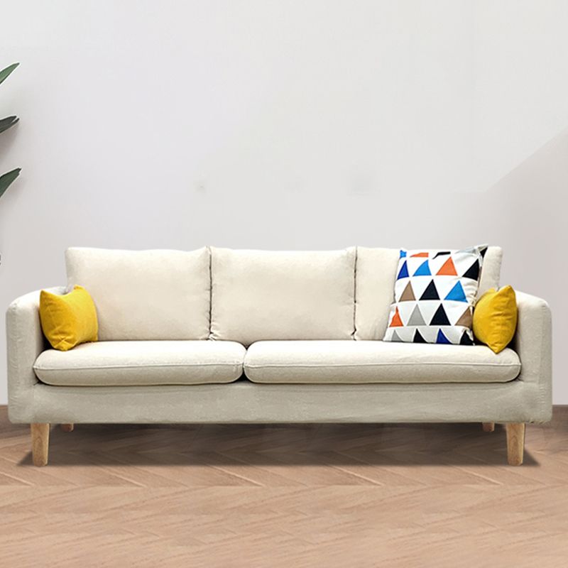 Linen Modern Sofa 30"W Square Arm Sofa for Living Room with Storage Clearhalo 'furn' 'furn_sofas' 'Furniture' 'furniture_sofas' 'kitchen' 'kitchen_sofas' 'Living Room Furniture' 'Sofa' 'sofas' 1200x1200_99b6b72e-00ee-460c-8e4e-94a9d2408cb3