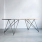 Traditional Luxury Rectangle Dining Room Table Solid Wood Table with 4 Metal Legs Clearhalo ' dining_table' 'Dining Tables & Seating' 'Dining Tables' 'Furniture' 'furniture_dining_table' 'Kitchen & Dining Furniture' 'kitchen&dining_furn' 'kitchen' 'kitchen_dining_table' 1200x1200_99b94ac9-7ea4-485b-98ac-9857a8535ee5