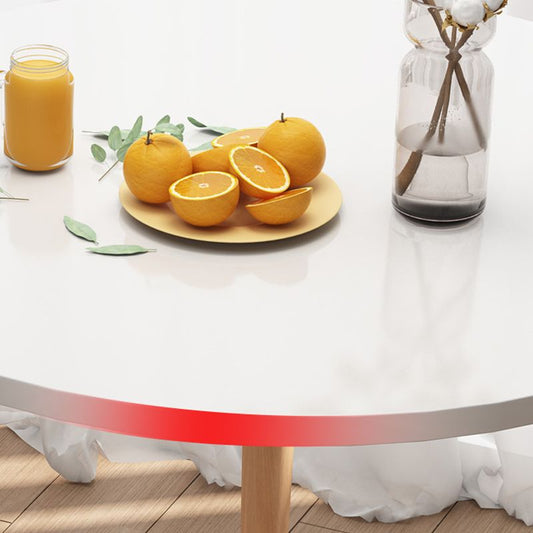 Tavolo da gamba contemporaneo a 3 gambe rotonde tavolino in legno per soggiorno