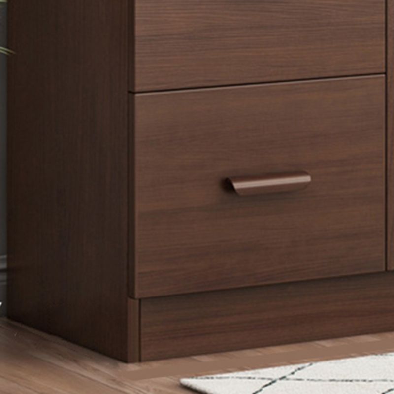 Modern Modern Side Cabinet Brown Accent Cabinet met deuren met deuren
