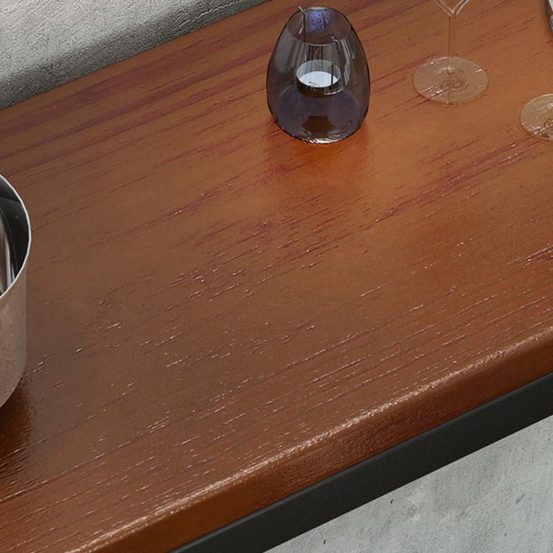 Trestle Base Dining Table Rectangle Brown Solid Wood Bar Table for Kitchen Living Room Clearhalo 'Bar Furniture' 'Bar Tables' 'bar_tables' 'furn' 'furn_bar_tables' 'Furniture' 'Kitchen & Dining Furniture' 1200x1200_99bb4084-96e3-43c3-ad0f-a88de1962e16