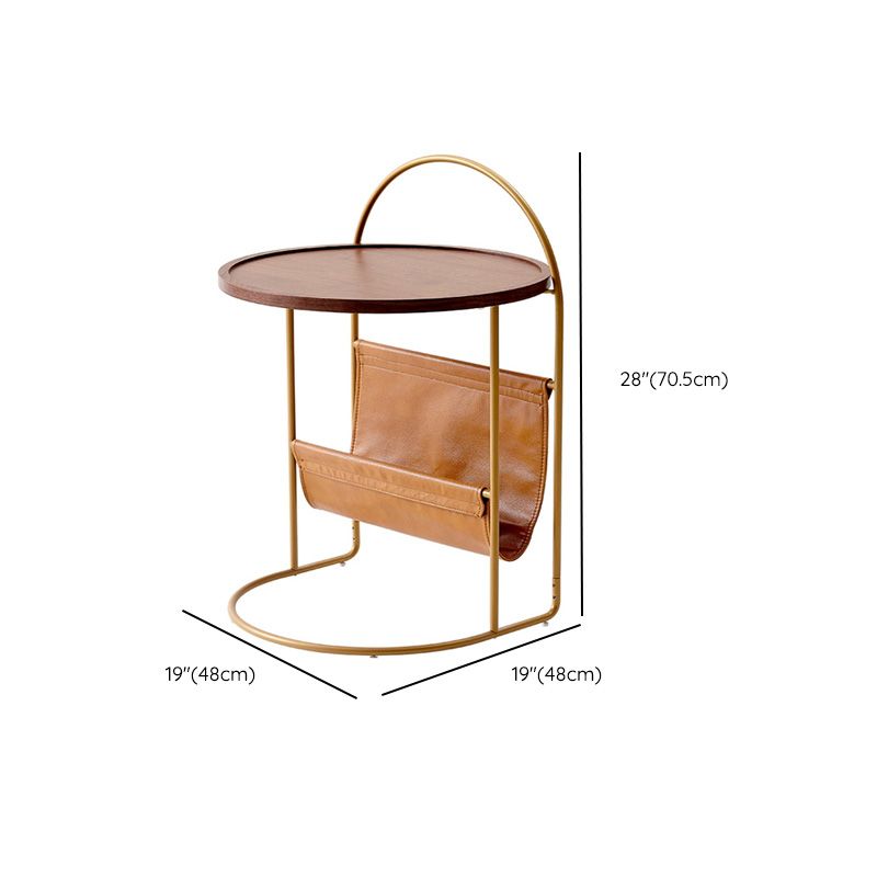 Natural Tray Top Corner Table Solid Wood Side Table with Storage Clearhalo 'Coffee & Accent Tables' 'End & Side Tables' 'end_side_tables' 'furn' 'furn_end_side_tables' 'Furniture' 'Living Room Furniture' 1200x1200_99bc2266-df86-4e42-af7e-4482a1181856