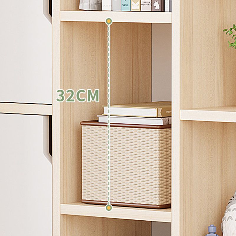 Simple Side Cabinet with Doors Modern Faux Wood Accent Cabinet Clearhalo 'Cabinets & Chests' 'cabinets_chests' 'furn' 'furn_cabinets_chests' 'Furniture' 'Living Room Furniture' 1200x1200_99bc6875-e6e7-43ca-93b0-ee37828c7887