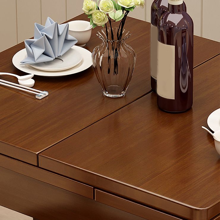 Modern Style Solid Wood Furniture 5/7 Pcs Rectangle Dinette Table with Armless Chair Clearhalo 'Dining Room Sets' 'Dining Tables & Seating' 'dining_room_set' 'furn' 'furn_dining_room_set' 'Furniture' 'Kitchen & Dining Furniture' 1200x1200_99be225f-2fc4-4571-9efe-4f404caa1354