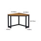 Industrial Home Brown Writing Desk Corner Wooden Writing Desk