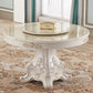 Solid Wood Victorian Round Table White Marble Top Table with Pedestal Clearhalo ' dining_table' 'Dining Tables & Seating' 'Dining Tables' 'furn' 'furn_dining_table' 'Furniture' 'furniture_dining_table' 'Kitchen & Dining Furniture' 'kitchen&dining_furn' 'kitchen' 'kitchen_dining_table' 1200x1200_99c1c31a-0a83-4c5d-9a0a-76c945718145