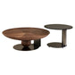 Modern Round Wood Single Coffee Table Pedestal Bunching Tables Clearhalo 'Coffee & Accent Tables' 'Coffee Tables' 'coffee_tables' 'furn' 'furn_coffee_tables' 'Furniture' 'Living Room Furniture' 1200x1200_99c46b29-89e8-4ca8-bd31-ca66b073dcab