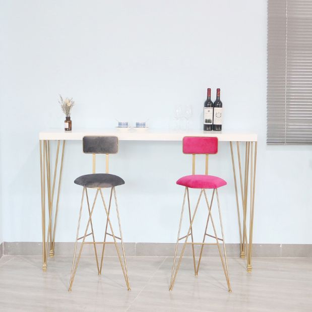 Ensemble de table de bar à bois massif 1/3/5