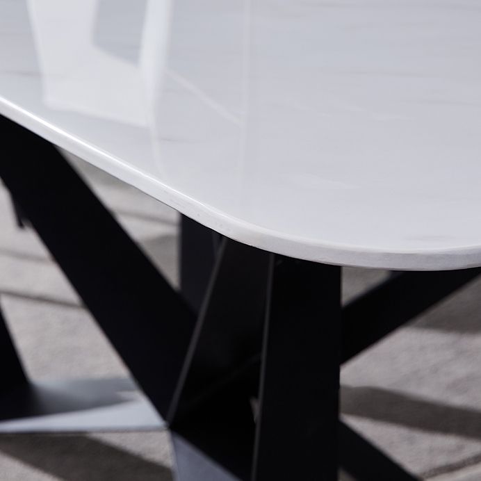 Modern Dining Set 1/4/5/7 Pcs Rectangle Dining Table with Wingback Chairs Clearhalo 'Dining Room Sets' 'Dining Tables & Seating' 'dining_room_set' 'furn' 'furn_dining_room_set' 'Furniture' 'Kitchen & Dining Furniture' 1200x1200_99c6a159-aa9c-41de-bac5-7ddac475f36f