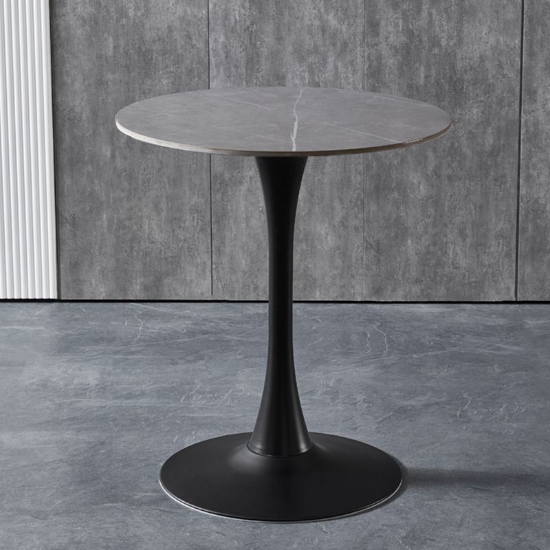 Contemporary Stone Round Top Restaurant Table Metal Base Dining Table Clearhalo 'Dining Tables & Seating' 'Dining Tables' 'dining_table' 'furn' 'furn_dining_table' 'Furniture' 'furniture_dining_table' 'Kitchen & Dining Furniture' 'kitchen' 'kitchen_dining_table' 1200x1200_99c71881-8646-4ffb-a7ae-1bc9fa3ce257
