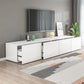 Contemporary Wood White TV Stand Console Enclosed Storage TV Media Stand for Living Room Clearhalo 'furn' 'furn_tv_stands_entertainment_centers' 'Furniture' 'Living Room Furniture' 'TV Stands & Entertainment Centers' 'TV Stands & Media Storage Furniture' 'tv_stands_entertainment_centers' 1200x1200_99c79b4e-8ba5-4022-bd37-d3367075b3ed
