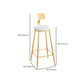 Glam-Rechteck-Pub-Set, 1/4/7-teiliger Stehtisch aus Kunstmarmor mit gepolsterten Hockern