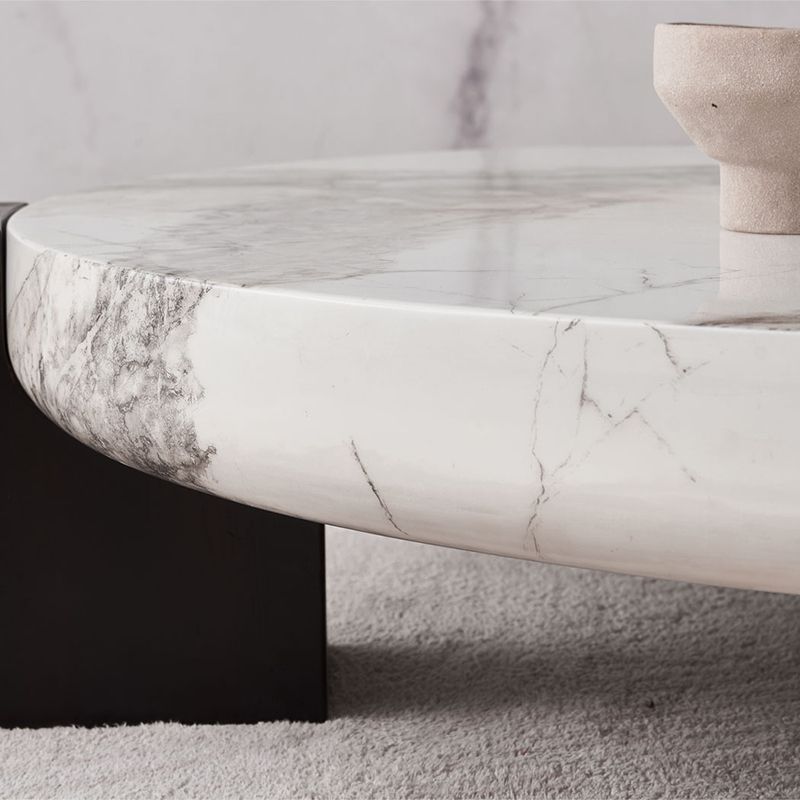 Marble Coffee Cocktail Table Contemporary 3 Legs Coffee or End Table Clearhalo 'Coffee & Accent Tables' 'Coffee Tables' 'coffee_tables' 'furn' 'furn_coffee_tables' 'Furniture' 'Living Room Furniture' 1200x1200_99cbfa0f-e15e-4aa1-87b5-8a223dbd2504
