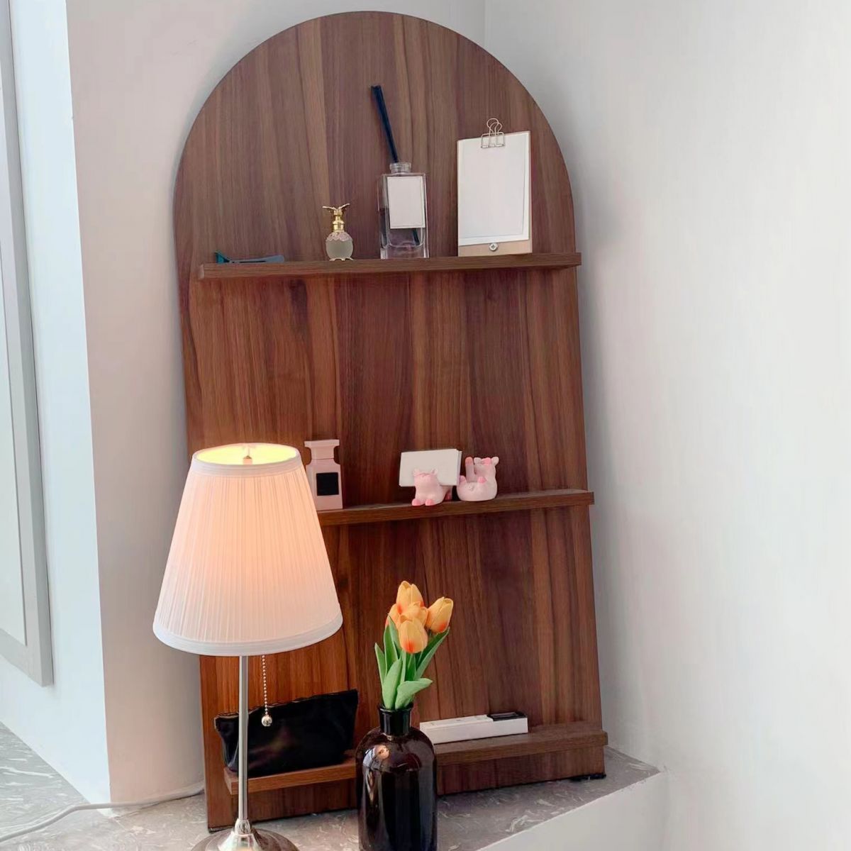 3-Shelf Wood Standard Bookshelf 43.3"H Contemporary Closed Back Bookshelf Clearhalo 'Bookcases' 'furn' 'furn_bookcases' 'Furniture' 'furniture_bookcases' 'Office Furniture' 1200x1200_99cff315-f2c6-49eb-ba3a-ed17b88e9794