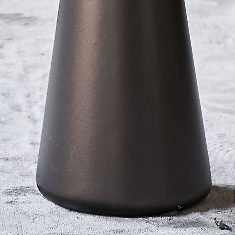 Mid-century Modern Style Pedestal Base Circular Top Metal Side Table Clearhalo 'Coffee & Accent Tables' 'End & Side Tables' 'end_side_tables' 'furn' 'furn_end_side_tables' 'Furniture' 'Living Room Furniture' 1200x1200_99d12179-e38a-42c8-af96-240c36592718