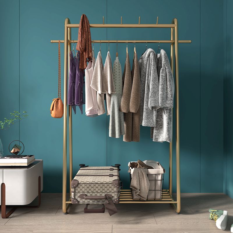 Estante de pelaje industrial Metálico Ganchos independientes Ratch de abrigo para el hogar para el hogar