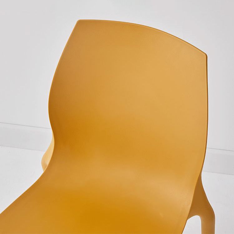 Stackable Plastic Dining Side Chair Scandinavian Solid Back Armless Dining Chairs Clearhalo ' kitchen&dining_furn' 'Dining Chairs' 'Dining Tables & Seating' 'dining_chair' 'furn' 'furn_dining_chair' 'Furniture' 'furniture_dining_chair' 'Kitchen & Dining Furniture' 'kitchen' 1200x1200_99d3703a-ff59-4a96-a122-08539715e34c