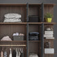 Contemporary Wardrobe Armoire Engineered Wood Wardrobe Closet