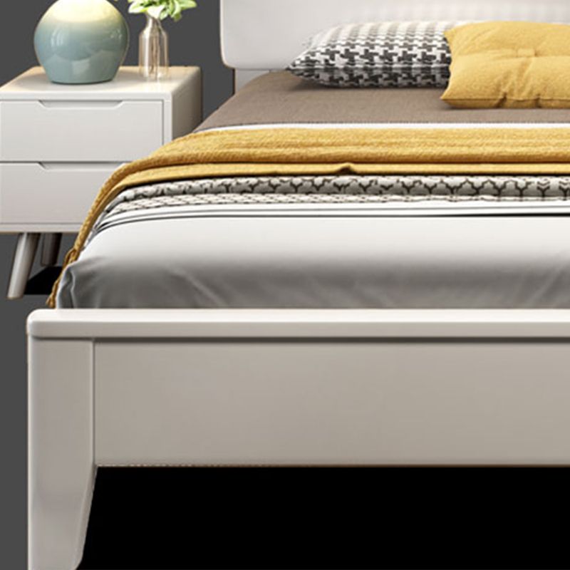 Scandinavian Wood Bed Frame Custom Gold Legs Standard Bed for Bedroom Clearhalo 'Bedroom Furniture' 'Beds' 'furn' 'furn_beds' 'Furniture' 1200x1200_99d59dbd-8774-4a3e-bffc-3a6a22442b5e