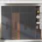 Contemporary Wardrobe Armoire Engineered Wood Wardrobe Closet
