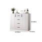 Contemporary White Wooden Accent Cabinet with Doors and Drawers Clearhalo 'Cabinets & Chests' 'cabinets_chests' 'furn' 'furn_cabinets_chests' 'Furniture' 'Living Room Furniture' 1200x1200_99d665b1-2c11-4d12-8c31-86a6b143215c