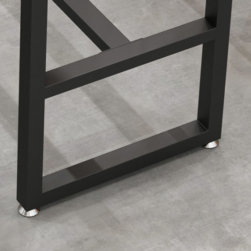 Moderne gesinterde stenen bistro balk tafel rechthoekige balktafel voor eetkamer